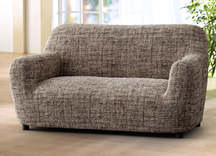 Sessel- & Sofaüberwürfe - Pflegeleichte Stretchbezüge in Mikrofaser-Qualität, in Größe 101 (Sesselbezug) bis 106 (Stuhlbezug), in Farbe ROT Ansicht 5