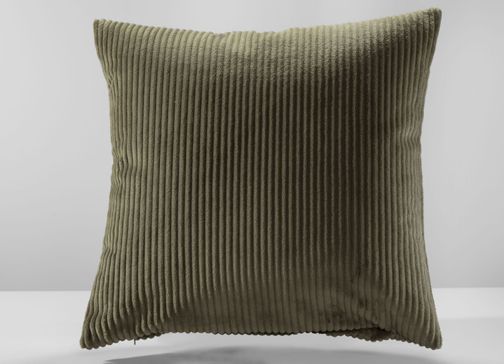 Sessel- & Sofaüberwürfe - Wohnaccessoires mit Anti-Rutsch-Beschichtung, in Größe 101 (Sesselschoner, 50x140 cm) bis 924 (Kissenbezug, 40x 80 cm), in Farbe GRÜN Ansicht 1