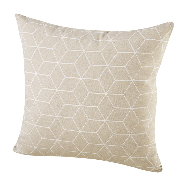 Kissenbezüge - Moderne Kissenbezüge in Jacquard-Qualität, in Größe 105 (40x40 cm) bis 110 (50x50 cm), in Farbe TERRA Ansicht 3