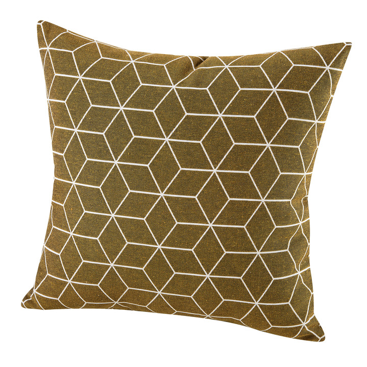 Kissenbezüge - Moderne Kissenbezüge in Jacquard-Qualität, in Größe 105 (40x40 cm) bis 110 (50x50 cm), in Farbe TERRA Ansicht 5