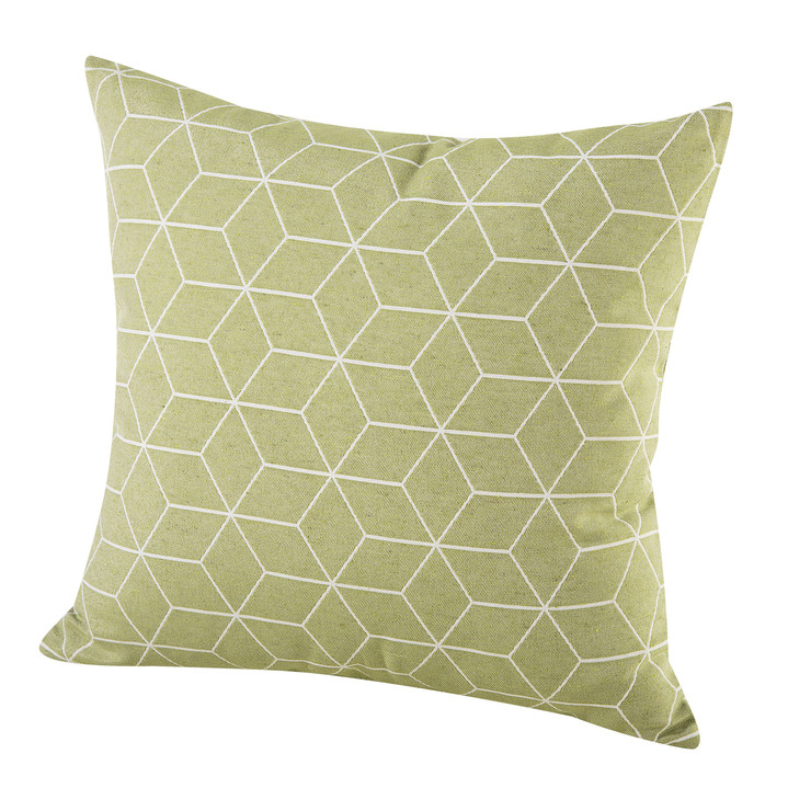 Kissenbezüge - Moderne Kissenbezüge in Jacquard-Qualität, in Größe 105 (40x40 cm) bis 110 (50x50 cm), in Farbe TERRA Ansicht 6