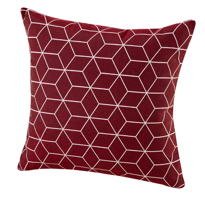 Kissenbezüge - Moderne Kissenbezüge in Jacquard-Qualität, in Größe 105 (40x40 cm) bis 110 (50x50 cm), in Farbe TERRA Ansicht 9