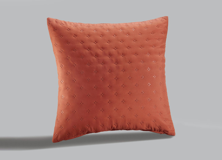 Tagesdecken - Tagesdecke mit Steppung und Bandeinfassung, in Größe 873 (Einzelbett, 135x210 cm) bis 926 (1 Kissenbezug, 80x 80 cm), in Farbe BEIGE Ansicht 16