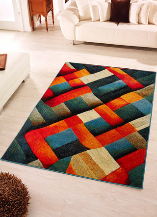 Modern - Farbenfrohe Brücken und Teppiche, in Größe 111 (Brücke, 60x110 cm) bis 282 (Teppich, 200x290 cm), in Farbe MULTICOLOR – Farbe MULTICOLOR – Ansicht 