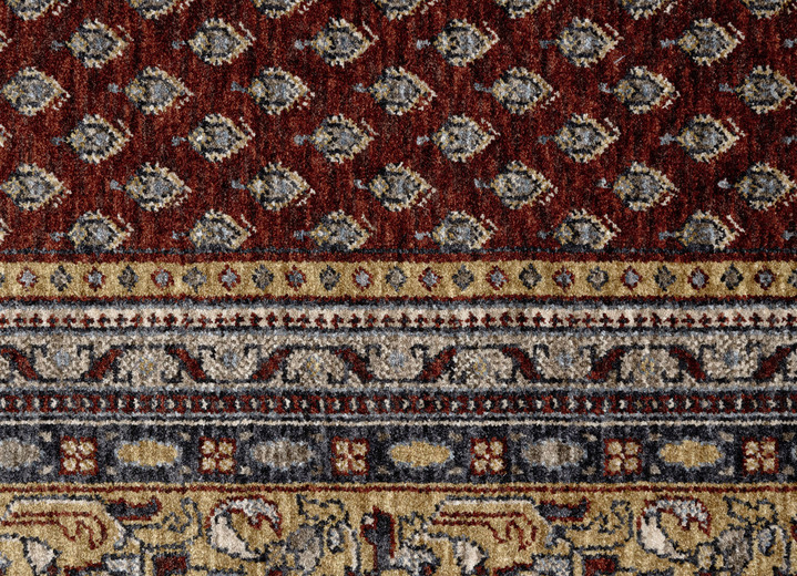 Klassisch - Klassisch schöne Brücken und Teppiche mit hoher Flordichte, in Größe 101 (Brücke, 40x 60 cm) bis 290 (Teppich, 240x340 cm), in Farbe ROT Ansicht 3