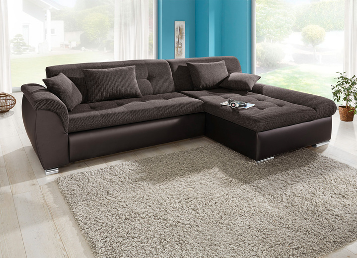 Funktions-Polstermöbel - Polsterecke mit Bettfunktion Ansicht 6 Funktions-Polstermöbel - Polsterecke mit Bettfunktion, in Farbe SCHWARZ-SCHWARZ Ansicht 6