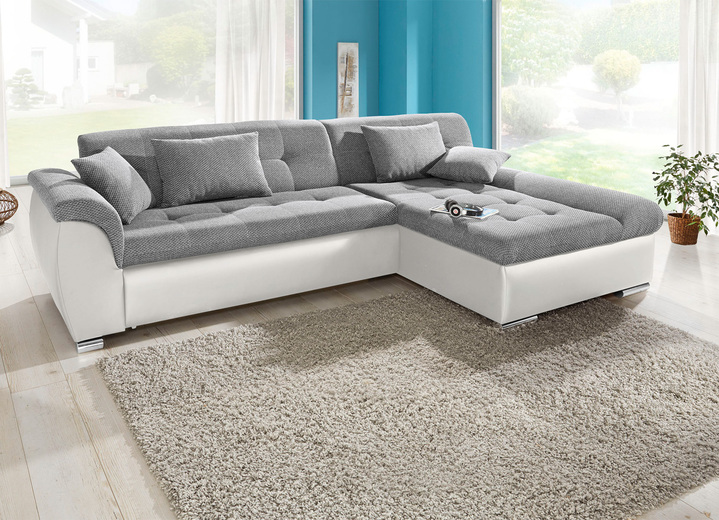 Funktions-Polstermöbel - Polsterecke mit Bettfunktion Ansicht 4 Funktions-Polstermöbel - Polsterecke mit Bettfunktion, in Farbe SCHWARZ-SCHWARZ Ansicht 4