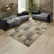 Funktions-Polstermöbel - Moderne Polstermöbel mit Zierkissen – Farbe SCHWARZ-GRAU – Ansicht 3 Funktions-Polstermöbel - Moderne Polstermöbel mit Zierkissen, in Farbe SCHWARZ-GRAU, in Ausführung Polstergruppe, 3-teilig – Farbe SCHWARZ-GRAU – Ansicht 3