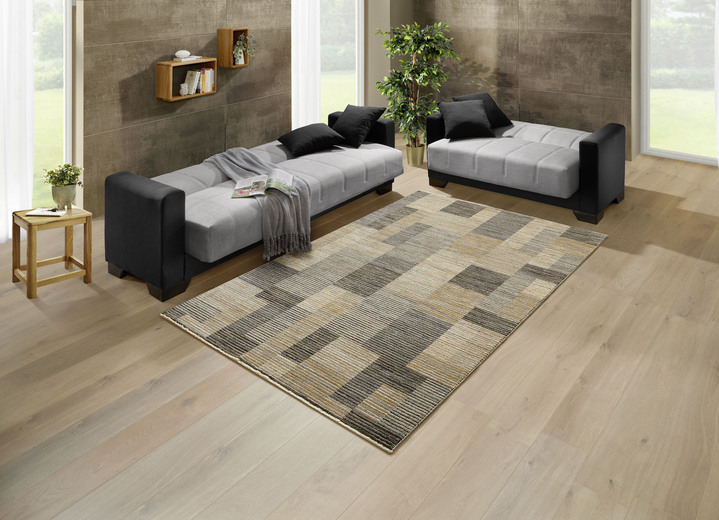 Funktions-Polstermöbel - Moderne Polstermöbel mit Bonnellfederkern, in Farbe SCHWARZ-SILBER, in Ausführung Sessel Ansicht 6