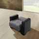 Funktions-Polstermöbel - Moderne Polstermöbel mit Zierkissen – Farbe SCHWARZ-GRAU – Ansicht 5 Funktions-Polstermöbel - Moderne Polstermöbel mit Zierkissen, in Farbe SCHWARZ-GRAU, in Ausführung Polstergruppe, 3-teilig – Farbe SCHWARZ-GRAU – Ansicht 5