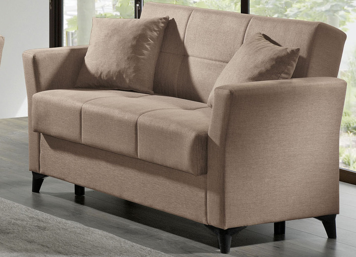 Modern - Gemütliche Polstermöbel mit Bettfunktion, in Farbe BEIGE, in Ausführung Sessel Ansicht 5