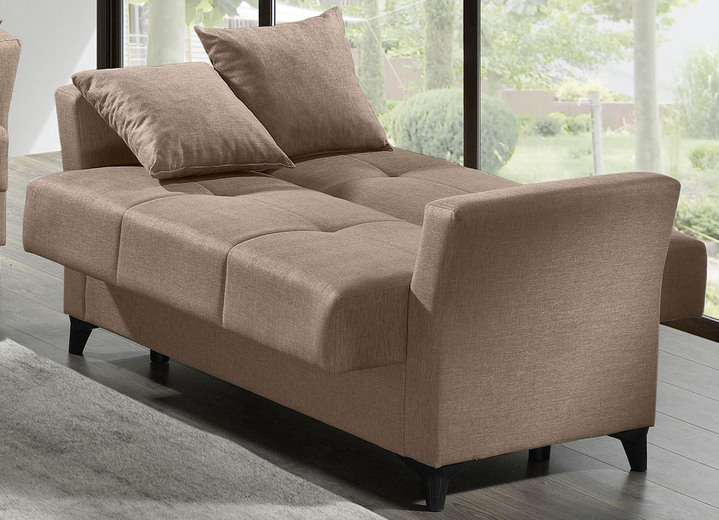 Modern - Gemütliche Polstermöbel mit Bettfunktion, in Farbe BEIGE, in Ausführung Sessel Ansicht 6