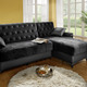 Funktions-Polstermöbel - Polstermöbel mit Bettkasten und Liegefunktion – Farbe SCHWARZ – Ansicht 5 Funktions-Polstermöbel - Polstermöbel mit Bettkasten und Liegefunktion, in Farbe SCHWARZ, in Ausführung Polsterecke mit Bettfunktion – Farbe SCHWARZ – Ansicht 5