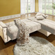 Funktions-Polstermöbel - Polstermöbel mit Bettkasten und Liegefunktion – Farbe CREME – Ansicht 7 Funktions-Polstermöbel - Polstermöbel mit Bettkasten und Liegefunktion, in Farbe SCHWARZ, in Ausführung Polsterecke mit Bettfunktion – Farbe CREME – Ansicht 7