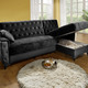 Funktions-Polstermöbel - Polstermöbel mit Bettkasten und Liegefunktion – Farbe SCHWARZ – Ansicht 6 Funktions-Polstermöbel - Polstermöbel mit Bettkasten und Liegefunktion, in Farbe SCHWARZ, in Ausführung Polsterecke mit Bettfunktion – Farbe SCHWARZ – Ansicht 6