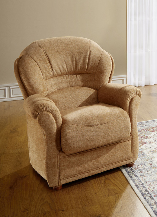 Polstermöbel - Frei im Raum aufstellbare Polstermöbel, in Farbe BEIGE, in Ausführung Sessel Ansicht 7