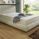 Betten - Boxspringbett mit Bettkasten und Topper – Farbe CREME – Ansicht 1 Betten - Boxspringbett mit Bettkasten und Topper, in Farbe GRAU – Farbe CREME – Ansicht 1