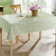 Tischdecken - Abwaschbare Wachstuch-Tischdecke, in Größe 108 (Tischdecke, 80/ 80 cm) bis 190 (Tischdecke oval, 140/190 cm), in Farbe ROSÉ – Farbe GRÜN – Ansicht 2