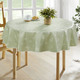 Tischdecken - Abwaschbare Wachstuch-Tischdecke, in Größe 108 (Tischdecke, 80/ 80 cm) bis 190 (Tischdecke oval, 140/190 cm), in Farbe ROSÉ – Farbe GRÜN – Ansicht 1