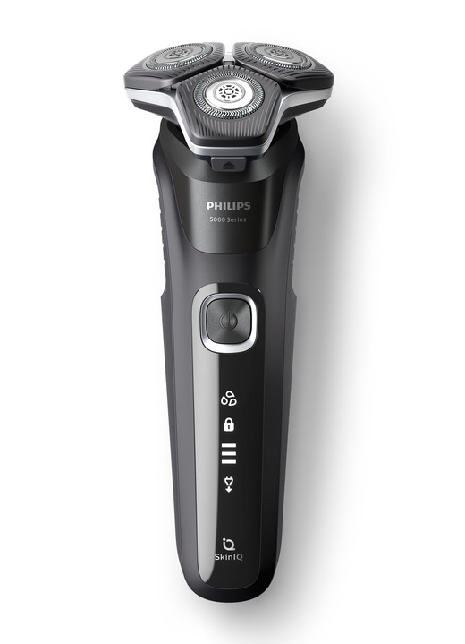 Rasierer & Haarentfernung - Philips Shaver Series 5000 S5898/35 Akku-/Netz-Rassierer, in Farbe BLAU-GRAU