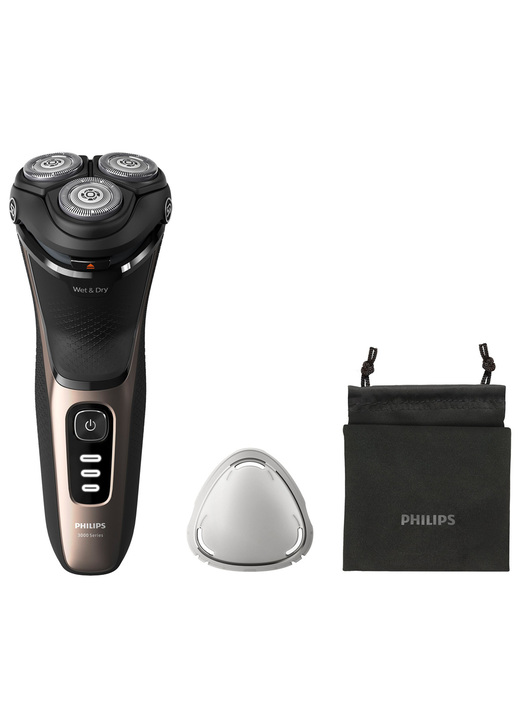 Rasierer & Haarentfernung - Philips Shaver Series 3000 S3242/12 Akku-Rasierer, in Farbe ASCHGOLD Ansicht 1