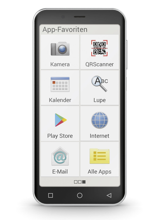 - Emporia SMART.5mini Smartphone Ansicht 2 - Emporia SMART.5mini Smartphone, in Farbe SCHWARZ Ansicht 2