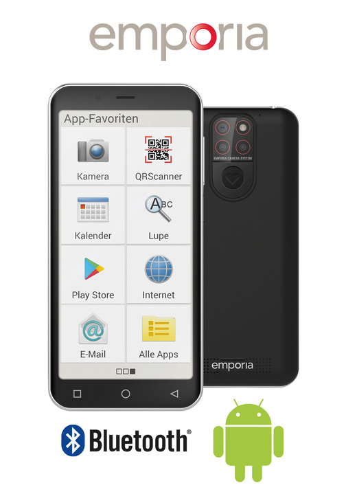 Smartphones & Telefone - Emporia SMART.5mini Smartphone, in Farbe SCHWARZ Ansicht 1