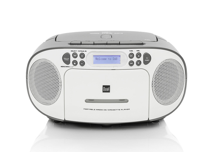 - CD-Boombox mit DAB+ Radio, in Farbe GRAU Ansicht 2