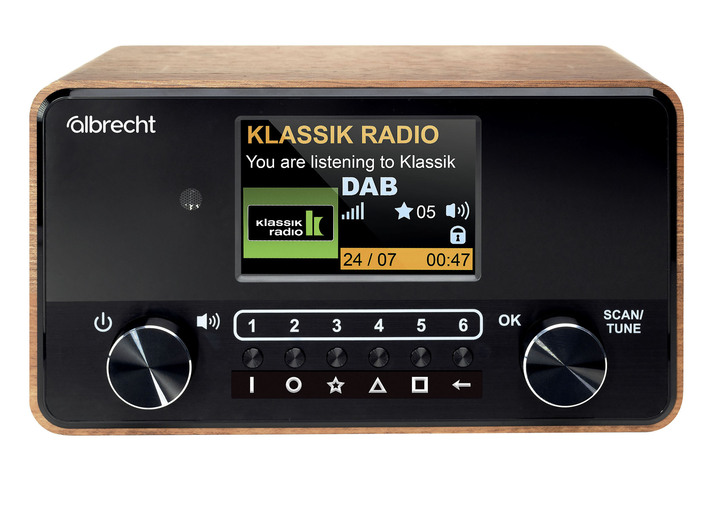 - Digital-Radio mit großem Farbdisplay Ansicht 2 - Digital-Radio mit großem Farbdisplay, in Farbe BRAUN Ansicht 2