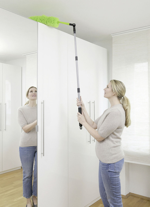 Reinigungshelfer & Reinigungsmittel - Teleskop-Staubwedel von Maximex, in Farbe GRÜN, in Ausführung Staubwedel Ansicht 6
