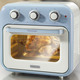 - Ariete 2-in-1 Heißluft-Ofen im Vintage-Design – Farbe BLAU – Ansicht 2 - Ariete 2-in-1 Heißluft-Ofen im Vintage-Design, in Farbe BLAU – Farbe BLAU – Ansicht 2
