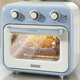 - Ariete 2-in-1 Heißluft-Ofen im Vintage-Design – Farbe BLAU – Ansicht 3 - Ariete 2-in-1 Heißluft-Ofen im Vintage-Design, in Farbe BLAU – Farbe BLAU – Ansicht 3