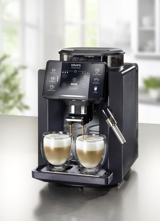 - Kaffeevollautomat von Krups, in Farbe SCHWARZ
