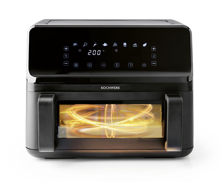 Kochen & Grillen - Digitale Heißluftfritteuse mit Touchdisplay Ansicht 2 Kochen & Grillen - Digitale Heißluftfritteuse mit Touchdisplay, in Farbe CREME Ansicht 2