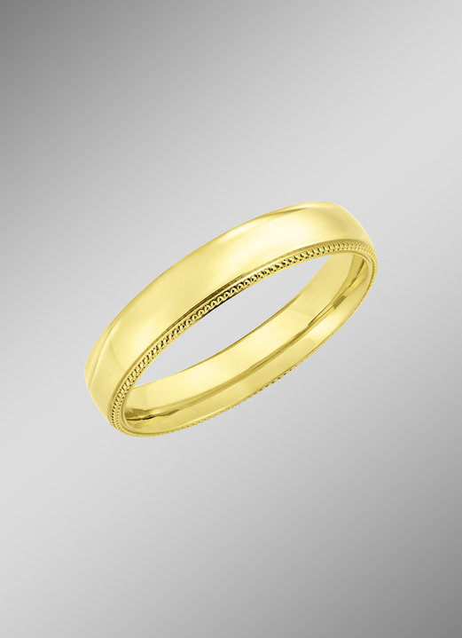 mit Diamant - Trauring aus hochwertigem Gold, in Größe 160 bis 240, in Farbe  Ansicht 5