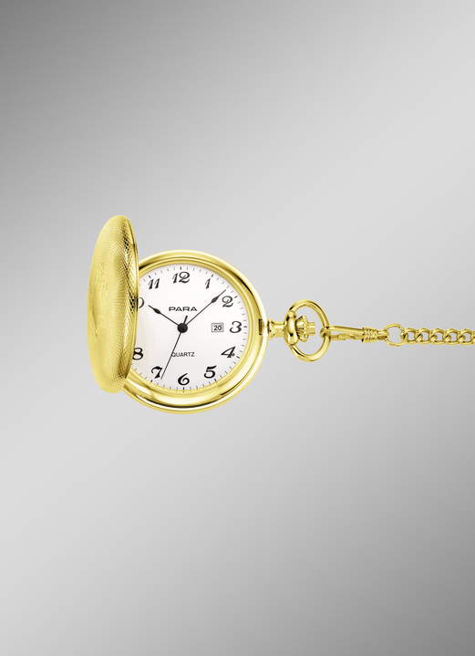 Quartzuhren - Para-Quartz-Taschenuhr, in Farbe  Ansicht 3