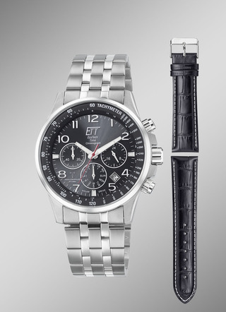 Sportlicher Chronograph mit Wechselband
