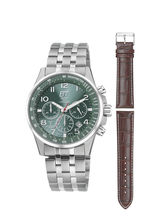 Funk-Solaruhren - Funk-Solar-Chronograph mit Wechselband Ansicht 2 Funk-Solaruhren - Funk-Solar-Chronograph mit Wechselband, in Farbe  Ansicht 2