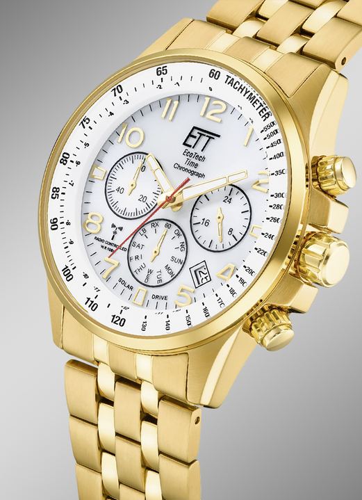 Funk-Solaruhren - Funk-Solar-Herrenuhr ETT EGS-11614-42MS, in Farbe  Ansicht 3