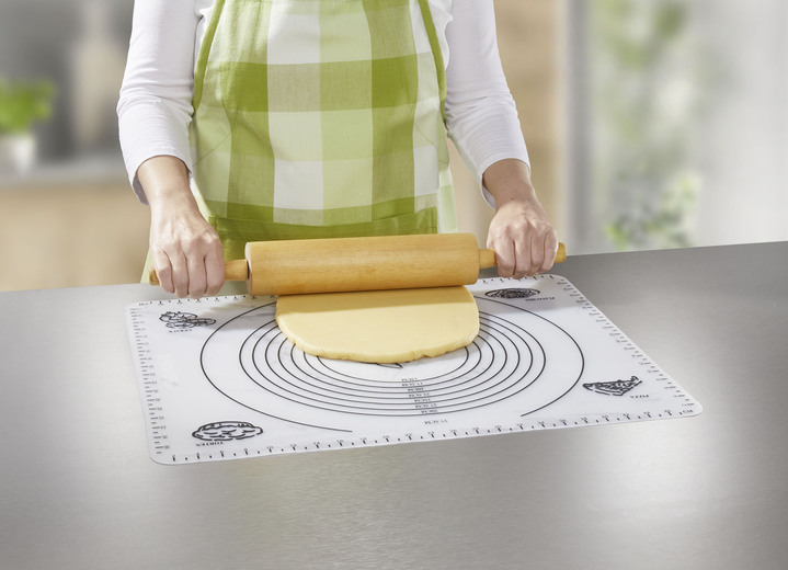 Backen - Küchenmaschine im Vintage-Design inkl. Silikon-Backmatte, in Farbe ROT Ansicht 2