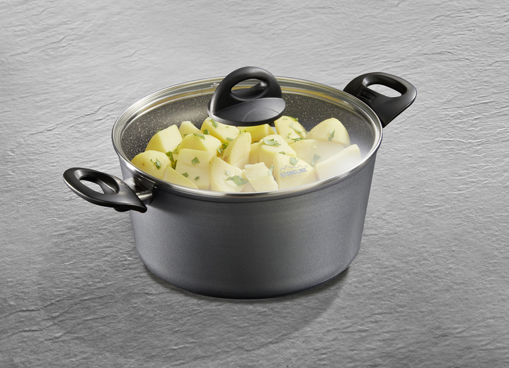 Töpfe, Pfannen & Bräter - STONELINE® Kochtopf-Set, 15-teilig Ansicht 5 Töpfe, Pfannen & Bräter - STONELINE® Kochtopf-Set, 15-teilig, in Farbe CREME Ansicht 5