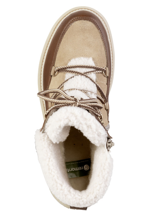 Komfortschuhe - Remonte, gefütterte Damen-Boots, Winterschuhe, Weite G, mit Reißverschluss, in Größe 036 bis 042, in Farbe ECRU-BEIGE Ansicht 6