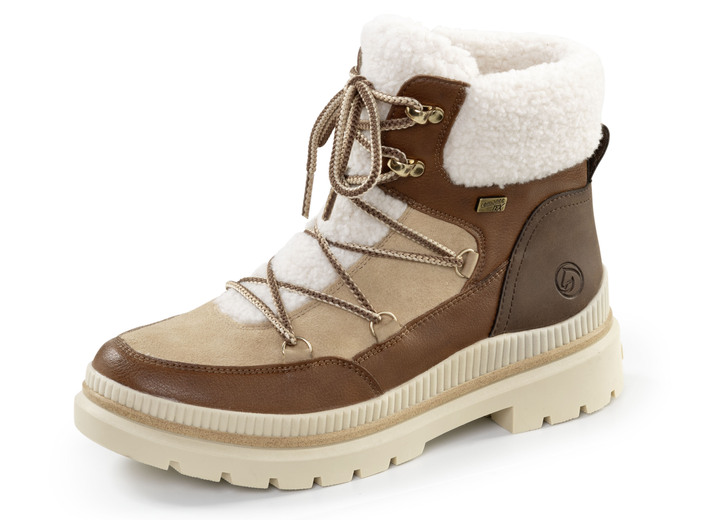 Komfortschuhe - Remonte, gefütterte Damen-Boots, Winterschuhe, Weite G, mit Reißverschluss, in Größe 036 bis 042, in Farbe ECRU-BEIGE Ansicht 5