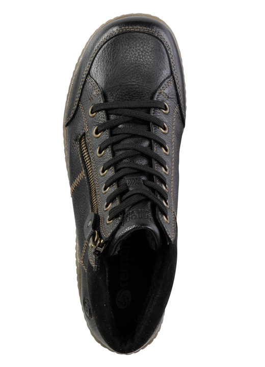 Komfortschuhe - Remonte Bootie mit gepolstertem Schaftrand, in Größe 036 bis 042, in Farbe SCHWARZ Ansicht 2