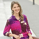 Blusen - Bluse mit farbbrillantem Druck – Farbe FUCHSIA-LILA-SAND-BUNT – Ansicht 1 Blusen - Bluse mit farbbrillantem Druck, in Größe 036 bis 052, in Farbe FUCHSIA-LILA-SAND-BUNT – Farbe FUCHSIA-LILA-SAND-BUNT – Ansicht 1
