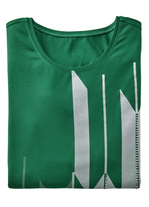 Shirts - Shirt mit Kontrastdruck Ansicht 7 Shirts - Shirt mit Kontrastdruck, in Größe 038 bis 054, in Farbe SCHWARZ-WEISS Ansicht 7