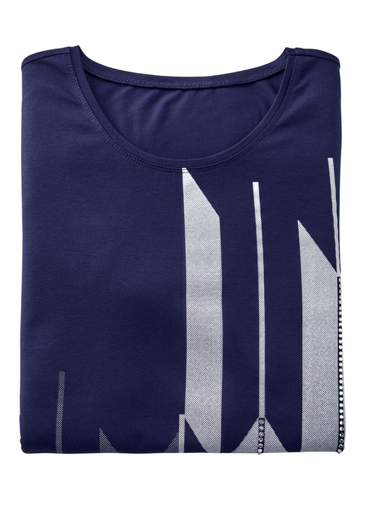 Shirts - Shirt mit Kontrastdruck Ansicht 11 Shirts - Shirt mit Kontrastdruck, in Größe 038 bis 054, in Farbe GRÜN-WEISS Ansicht 11