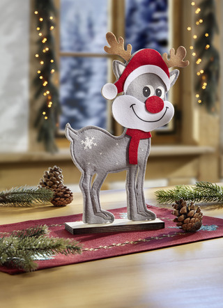 Weihnachtsrentier aus Filz