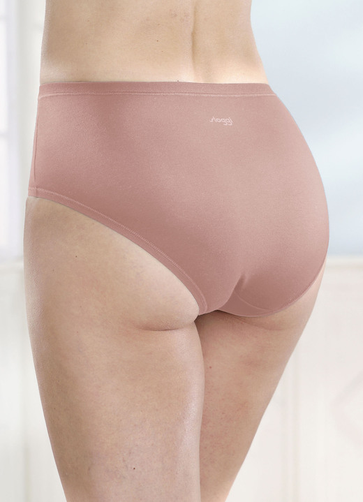 Slips - Sloggi Dreierpack Slips mit BIO-Baumwolle, in Größe L (44/46) bis XXL (52/54), in Farbe KAKAO Ansicht 1