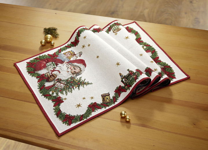 Tischdecken - Gobelin-Tischserie aus dem Hause Villeroy & Boch, in Farbe CREME-ROT, in Ausführung Platz-Set Ansicht 2